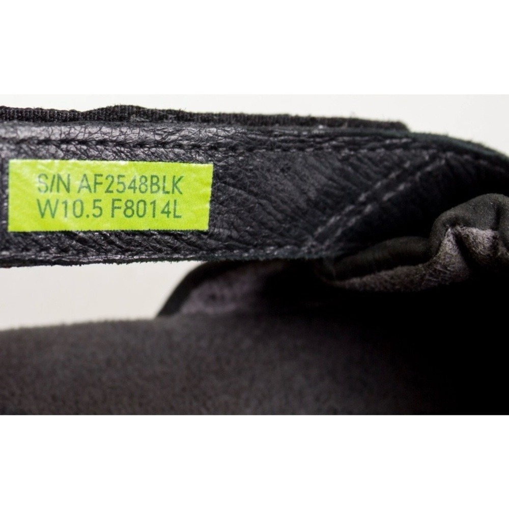 Ahnu Karma Crisscross Mary Jane Womens Sz US 10.5 Black Suede Leather Yoga Flats - Picture 9 of 12